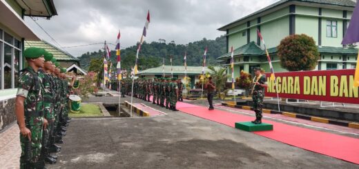 Kunjungan kerja Pangdam XII/Tanjungpura, Mayjen TNI Novi Rubadi Sugito di Batalyon Zeni Tempur 6/Satya Digdaya