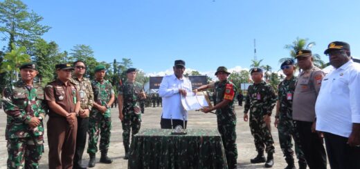 Pembukaan TMMD Ke 128 Kodim 1710/Mimika