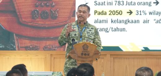 Kepala Staf Angkatan Darat (Kasad) Jenderal TNI Maruli Simanjuntak, M.Sc., dalam Apel Komandan Satuan (Dansat) TNI Tahun Anggaran 2026