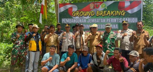 Komandan Kodim 1417/Kendari, Letkol Arm Danny Arianto Pardamean Girsang, bersama jajaran Forum Koordinasi Pimpinan Daerah (Forkopimda).