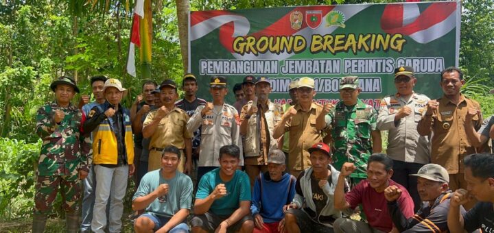 Komandan Kodim 1417/Kendari, Letkol Arm Danny Arianto Pardamean Girsang, bersama jajaran Forum Koordinasi Pimpinan Daerah (Forkopimda).