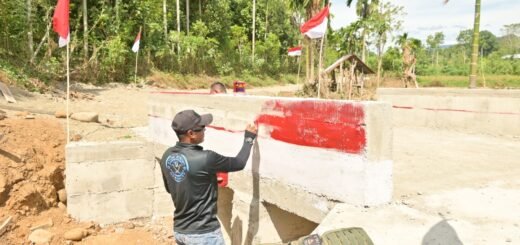 Jembatan Box Culvert Jadi Saksi Semangat Kemerdekaan di Desa Lhok Panah