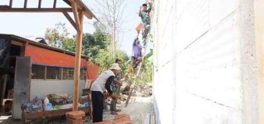 Program TMMD Wujudkan Hunian Sehat dan Nyaman di Desa Tlemang