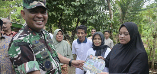 Lima Rumah Layak Huni Diserahkan, TMMD ke-129 Hadirkan Harapan Baru bagi Warga Pidie