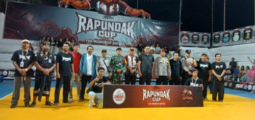Turnamen Bola Voli RAPUNDAK CUP I Resmi Dimulai, TNI Polri Jamin Keamanan