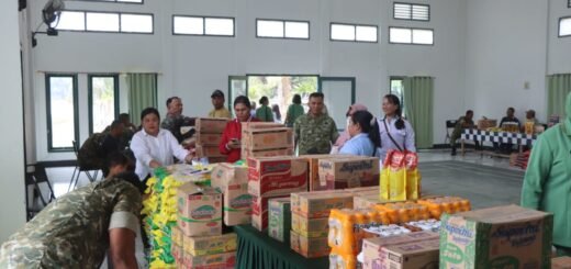 Kodim 1508/Tobelo adakan bazar dengan harga terjangkau untuk peringati HUT TNI ke-81