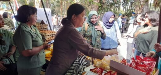 Peringatan HUT ke-81 TNI: Kodim 1619/Tabanan Gelar Stan Koperasi di Badung