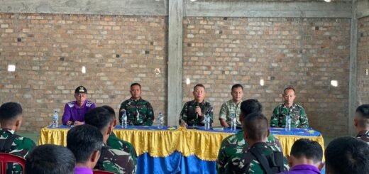 Persiapan TMMD ke-130 Dimulai di Kampung Gunung Sangkaran Way Kanan