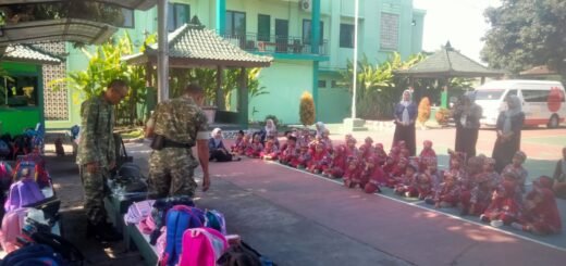 Anak TK Kenali TNI dan Tanamkan Rasa Cinta Tanah Air di Klungkung