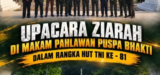Peringatan HUT TNI ke-81 dengan Ziarah di TMP Puspa Bhakti Lahat