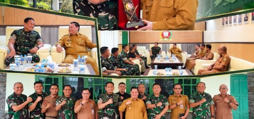 Kunjungan Bupati Kotawaringin Timur Tingkatkan Kerja Sama dengan Danrem 102/Pjg