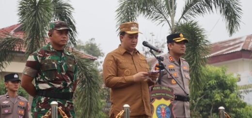 Kolaborasi TNI-Polri dan Pemerintah Cegah Karhutla di Lamandau
