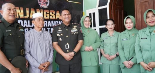 Kodim 1420/Sidrap Laksanakan Serangkaian Kunjungan Sosial dalam Rangka HUT TNI