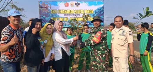 Sambut HUT TNI ke-81, Kodim 0412/LU Tanam Pohon Produktif di Tanjung Aman