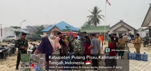 Warga Desa Bahaur Dapat Bantuan Air Bersih dari Koramil Kahayan Kuala