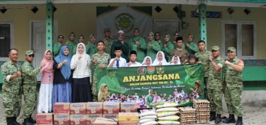 Kodim 0426/TB Gelar Bakti Sosial di HUT TNI ke-81 untuk Anak Yatim