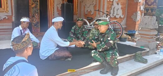 Dukungan Kodim Klungkung untuk Keluarga Prajurit yang Kehilangan Ayah