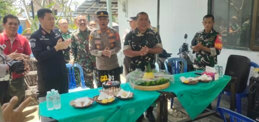 Kapolres Bangli Kunjungi Kodim 1626 untuk Memperingati HUT TNI ke-81