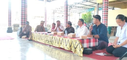 Serka Wayan Rata Amankan Pemilihan Klian Subak Dlod Bakas yang Demokratis
