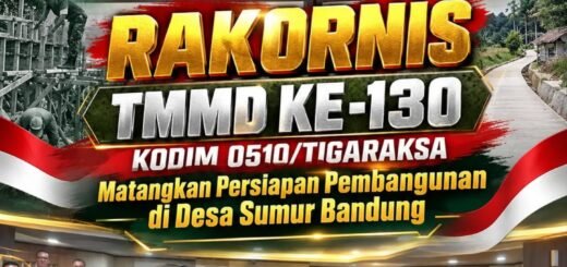Kodim 0510/Tigaraksa Gelar Koordinasi TMMD ke-130 untuk Pembangunan Desa