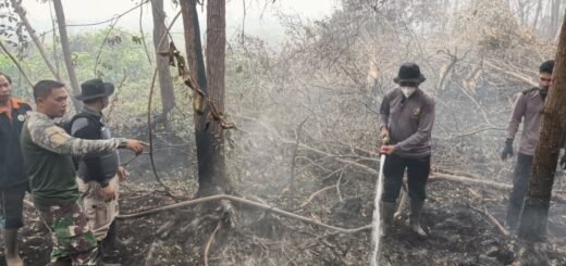 Tim Gabungan Lakukan Pemantauan dan Pemadaman Karhutla di Desa Sigi