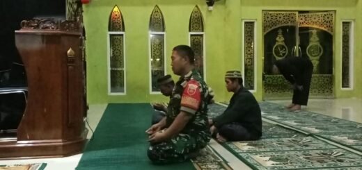 Kegiatan Subuh Bersama Babinsa, Bangun Sinergi di Masyarakat Sidrap