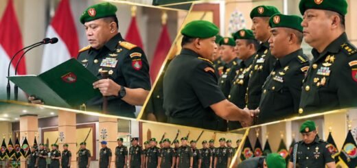 Peralihan Jabatan Pamen TNI di Kodam XXII, Danrem 102 Tampilkan Tradisi Korps
