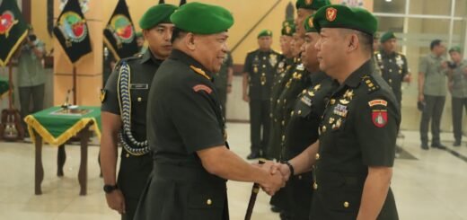 Nurliwedie Nurdin Kanan Dilantik Jadi Kepala KAINFOLAHTA Kodam XXII/Tambun Bungai