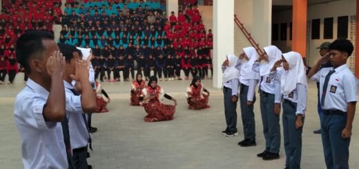Kasdim Sidrap Sambut Ceria Kedatangan Bhakti Kadet UNHAN di Sekolah Rakyat