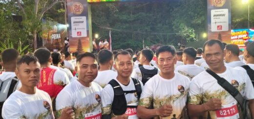 Kemanunggalan TNI dan Rakyat Melalui Event Trail Run di HUT Ke-81 TNI