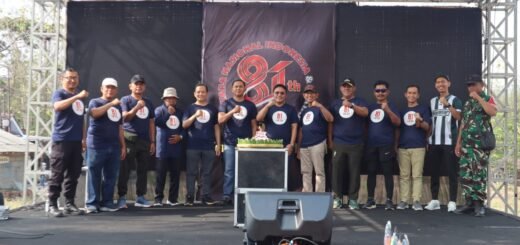 Kodim 0729/Bantul Ajak Masyarakat Rayakan HUT TNI dengan Jalan Sehat dan Senam