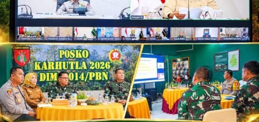 Koordinasi Strategis Antara Pangdam dan Danrem Untuk Atasi Karhutla di TNTP