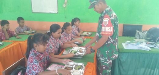 TNI Berkontribusi pada Program Makanan Bergizi untuk Warga Sidrap