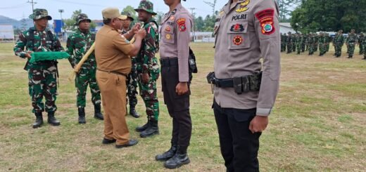 Simbol Kesiapan Prajurit TNI Awali TMMD ke-130 di Manokwari Selatan