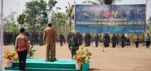 Upacara Pembukaan TMMD ke-130: Kolaborasi TNI dan Masyarakat di Lombok Tengah