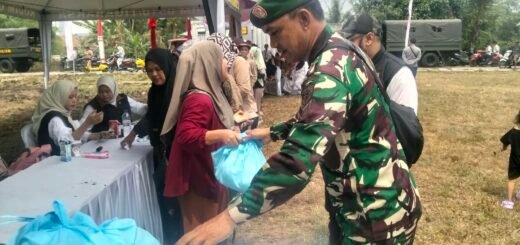 Antusiasme Masyarakat dalam Program Pangan Terjangkau di TMMD ke-130