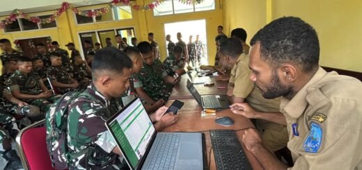 Yonif TP 859/RBK Dorong Penyuluhan Identitas Digital untuk Masyarakat Papua