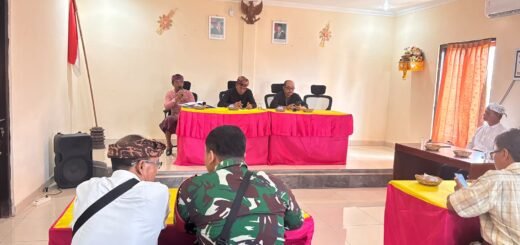 Penetapan lokasi dan waktu pemungutan suara, Babinsa Nyanglan siap jaga keamanan
