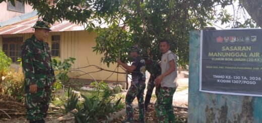 TMMD Poso Memulai Proyek Manunggal Air dengan Pembersihan Lahan di Soe