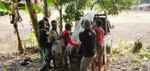 TMMD ke-130 Resmi Dibuka, Distribusi Material Pembangunan Dimulai Di Ambon
