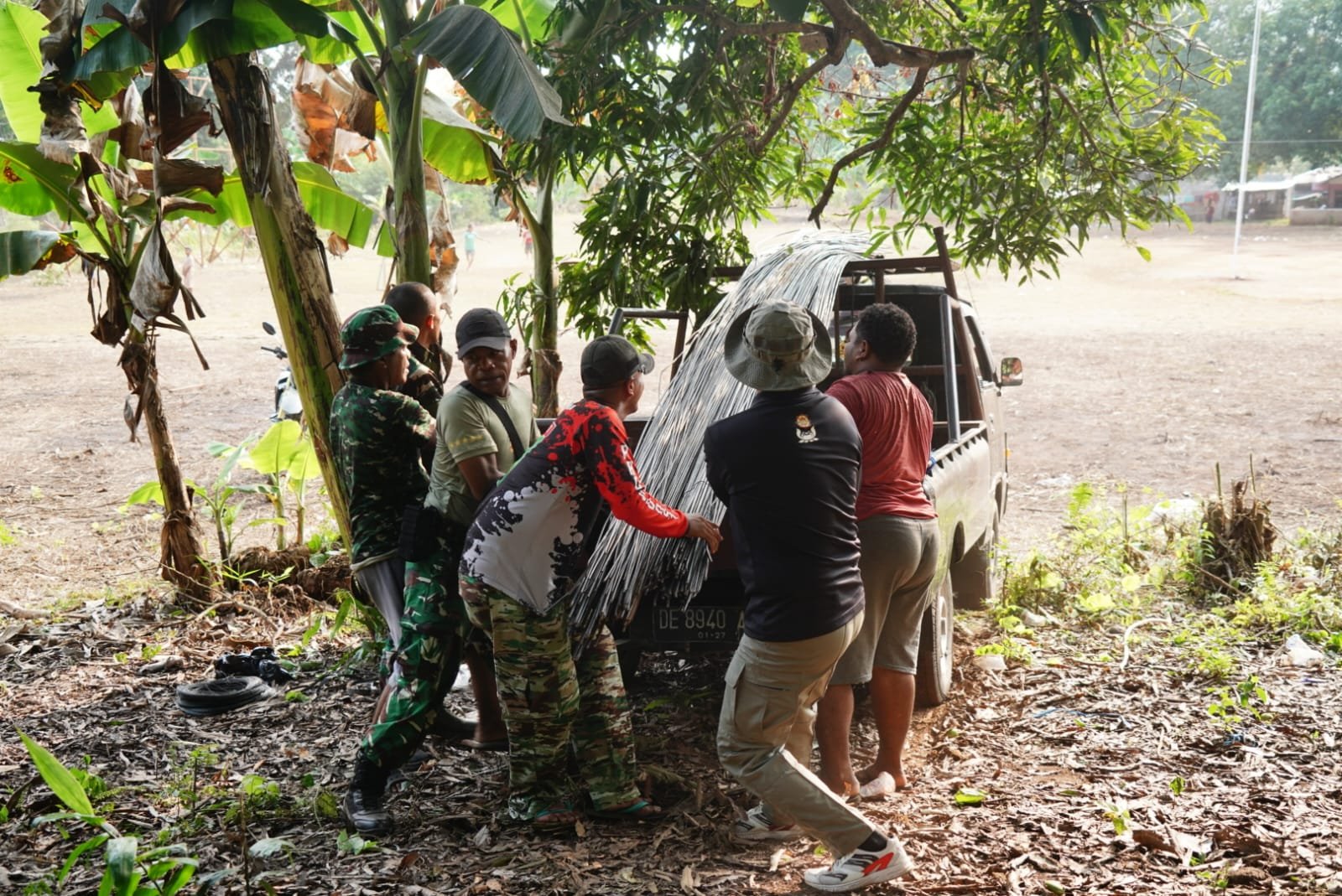TMMD ke-130 Resmi Dibuka, Distribusi Material Pembangunan Dimulai Di Ambon
