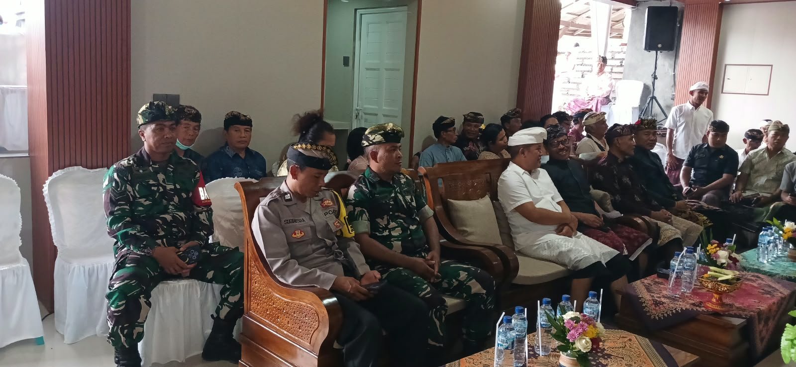 Kehadiran TNI Di Peresmian Kantor LPD Perkuat Dukungan Masyarakat Desa Adat