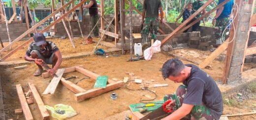 TMMD Landak Hadirkan Rumah yang Memberi Kenyamanan bagi Keluarga Suhanim