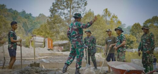 Semangat Pagi, Dansatgas TMMD Palopo Dorong Sinergi dan Kerja Bersama
