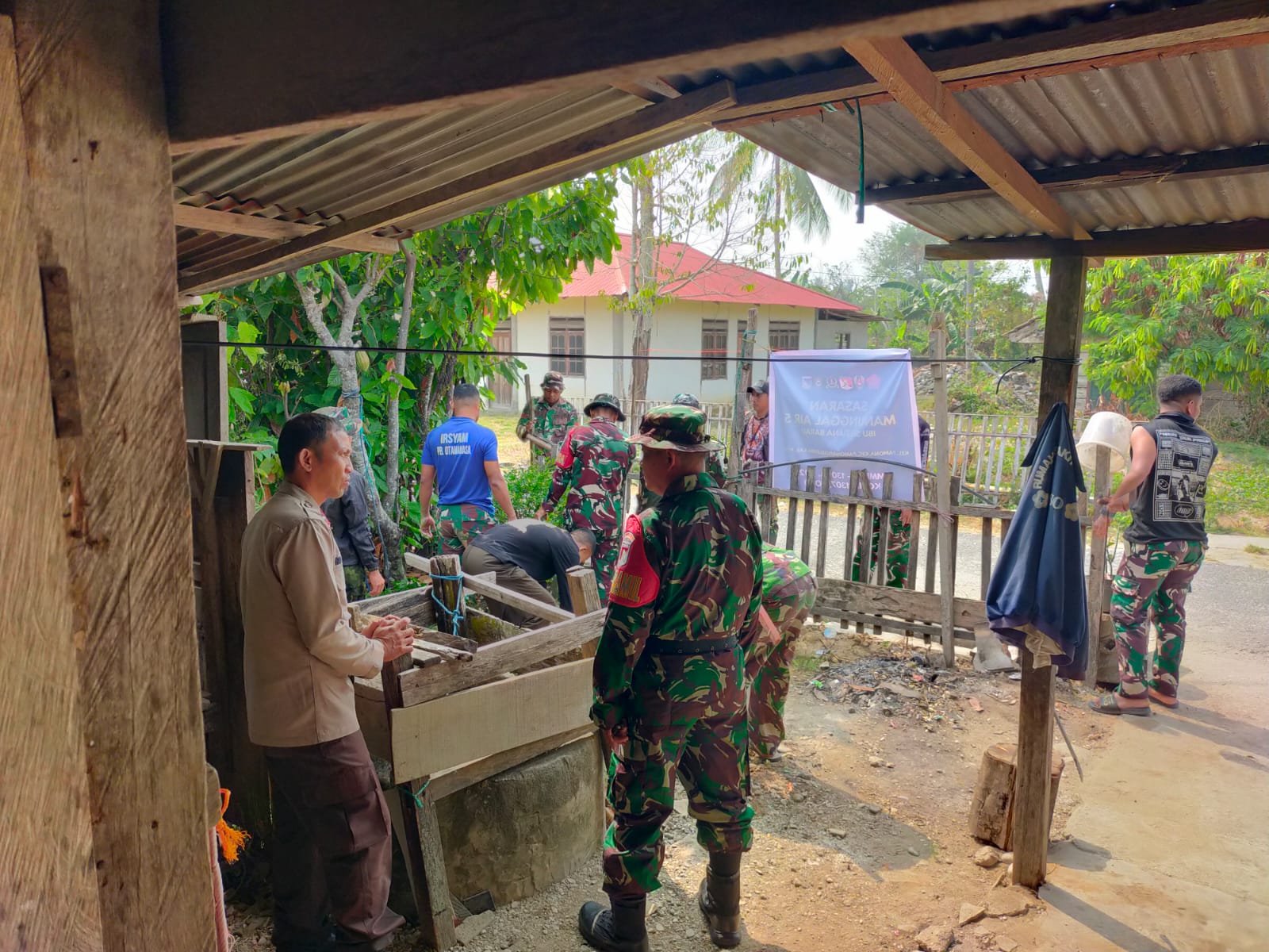 Pembangunan Sumur Pompa oleh Kodim 1307/Poso untuk Tingkatkan Akses Air di Soe