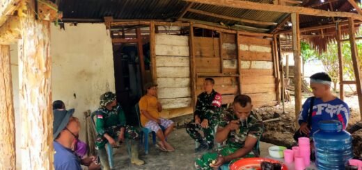 Satgas TMMD ke-130 Poso Ciptakan Kehangatan Melalui Kegiatan Bersama Warga Mayakeli
