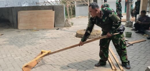 Satgas TMMD ke-130 Galang Kerja Sama untuk Pembangunan di Desa Sumur Bandung
