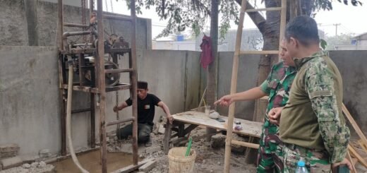 Upaya Satgas TMMD ke-130 Mewujudkan Akses Air Bersih di Desa Sumur Bandung