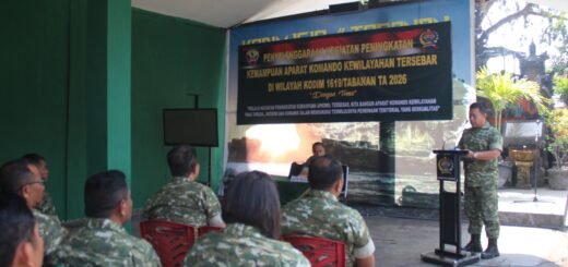 Kodim Tabanan Gelar Pelatihan untuk Memperkuat Aparat Kewilayahan Modern