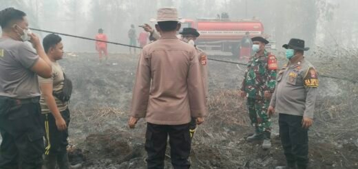 Upaya Bersama Padamkan 37 Titik Kebakaran Hutan di Timpah